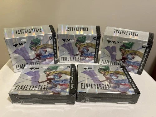 MTG Magic: The Gathering - Final Fantasy Collector Boosters (5 Sealed Boxes)